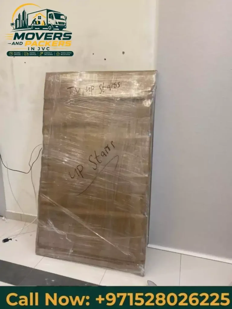 Framed artwork packed and transported securely