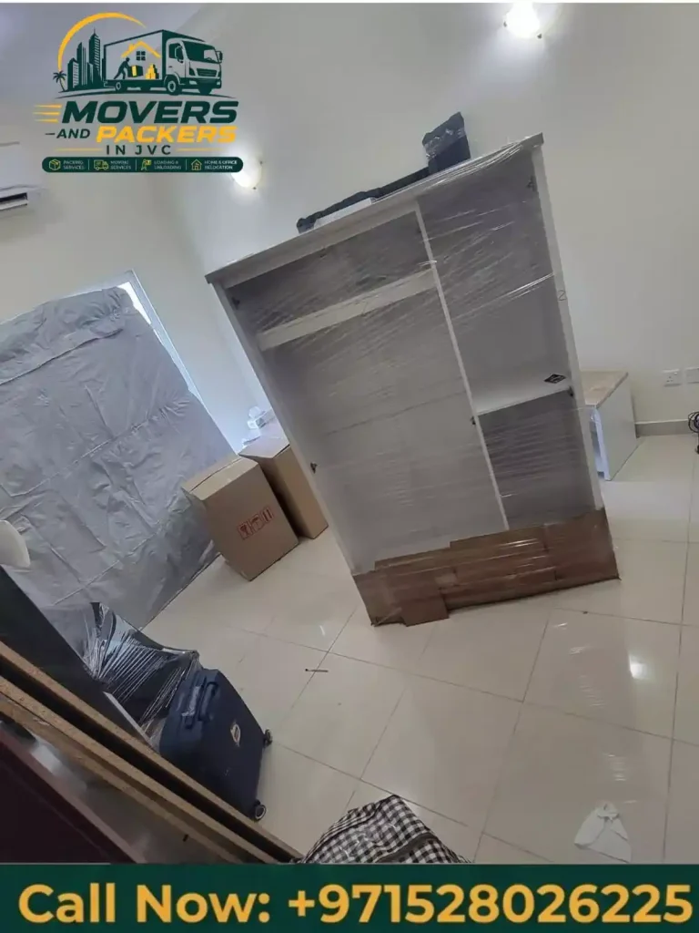 Professional handling of heavy household furniture