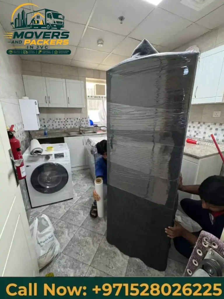 Kitchen items carefully packed for transport