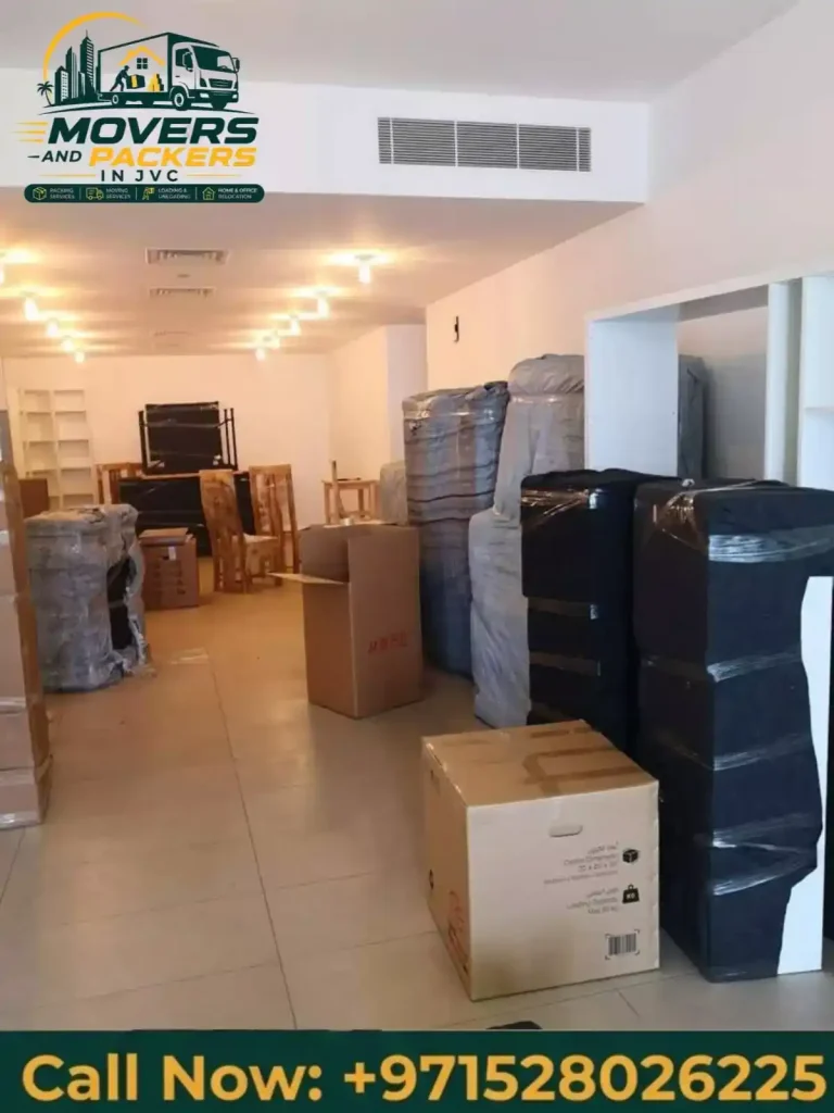 Experienced movers assisting with a studio apartment move
